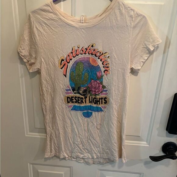Spell Satisfaction Desert Lights Graphic Tee in White size M - Picture 3 of 5
